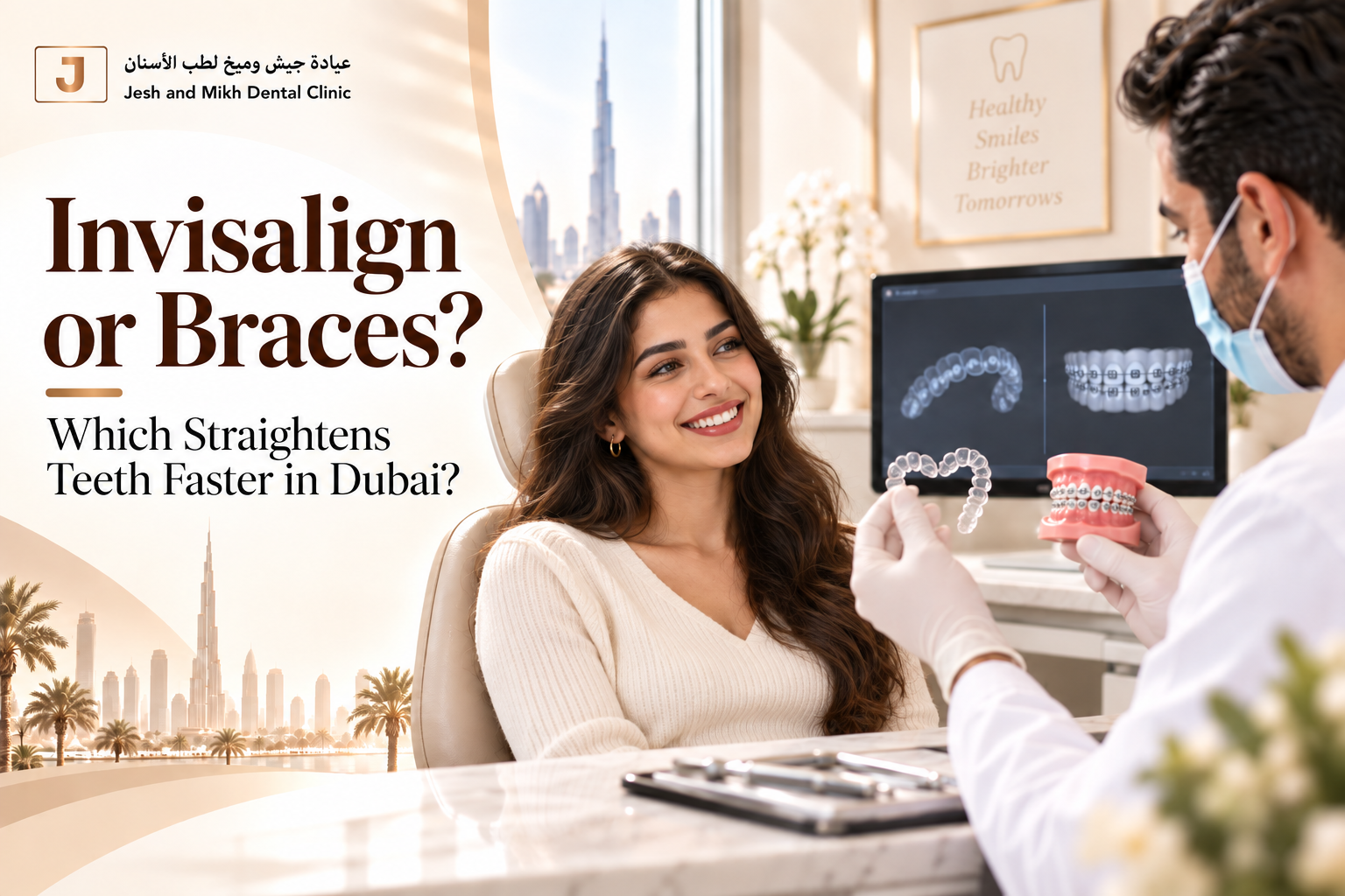 Invisalign or Braces: Which Straightens Teeth Faster in Dubai?