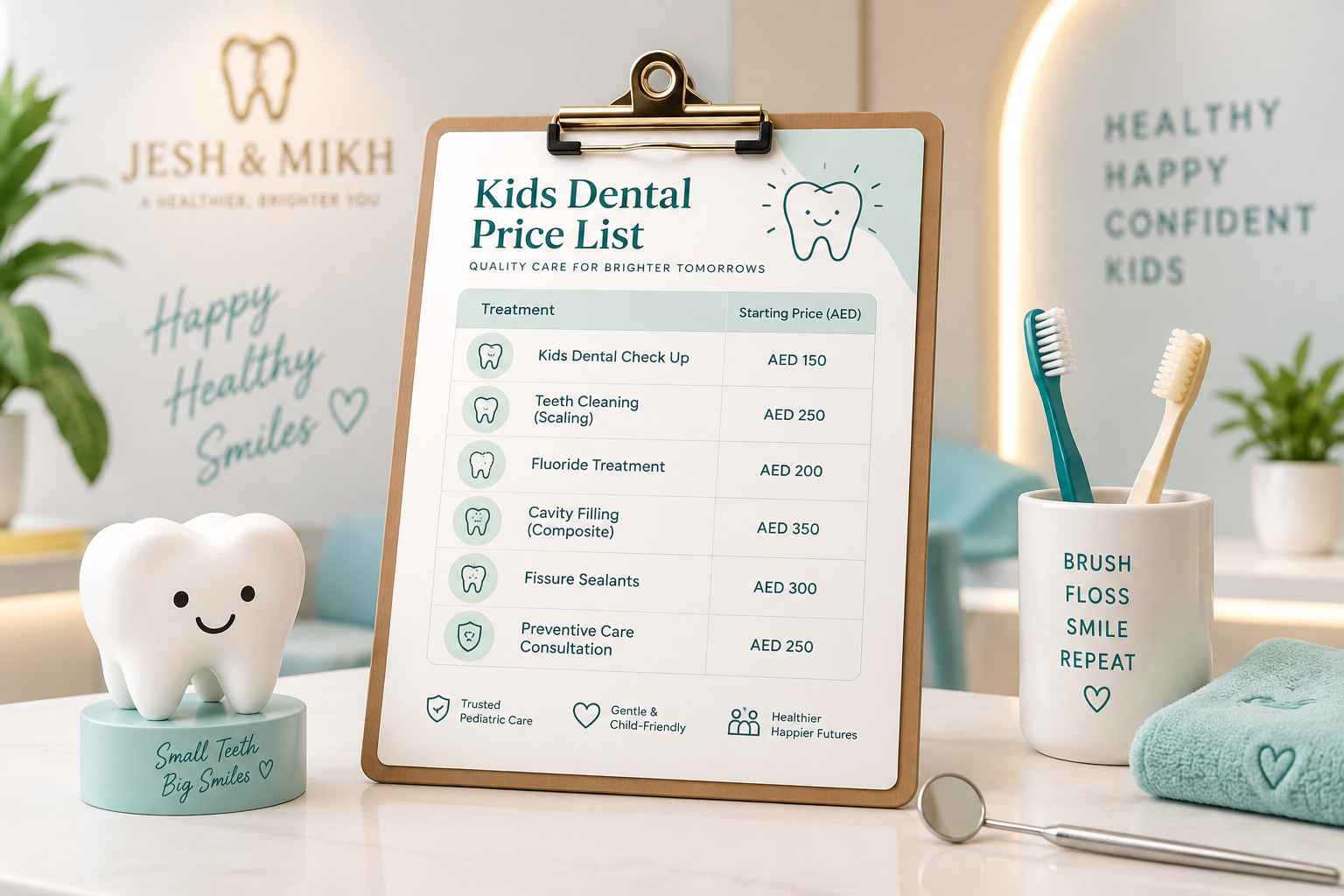 How Much Does a Kids Dental Check Up Cost in Dubai? A 2026 Price Guide