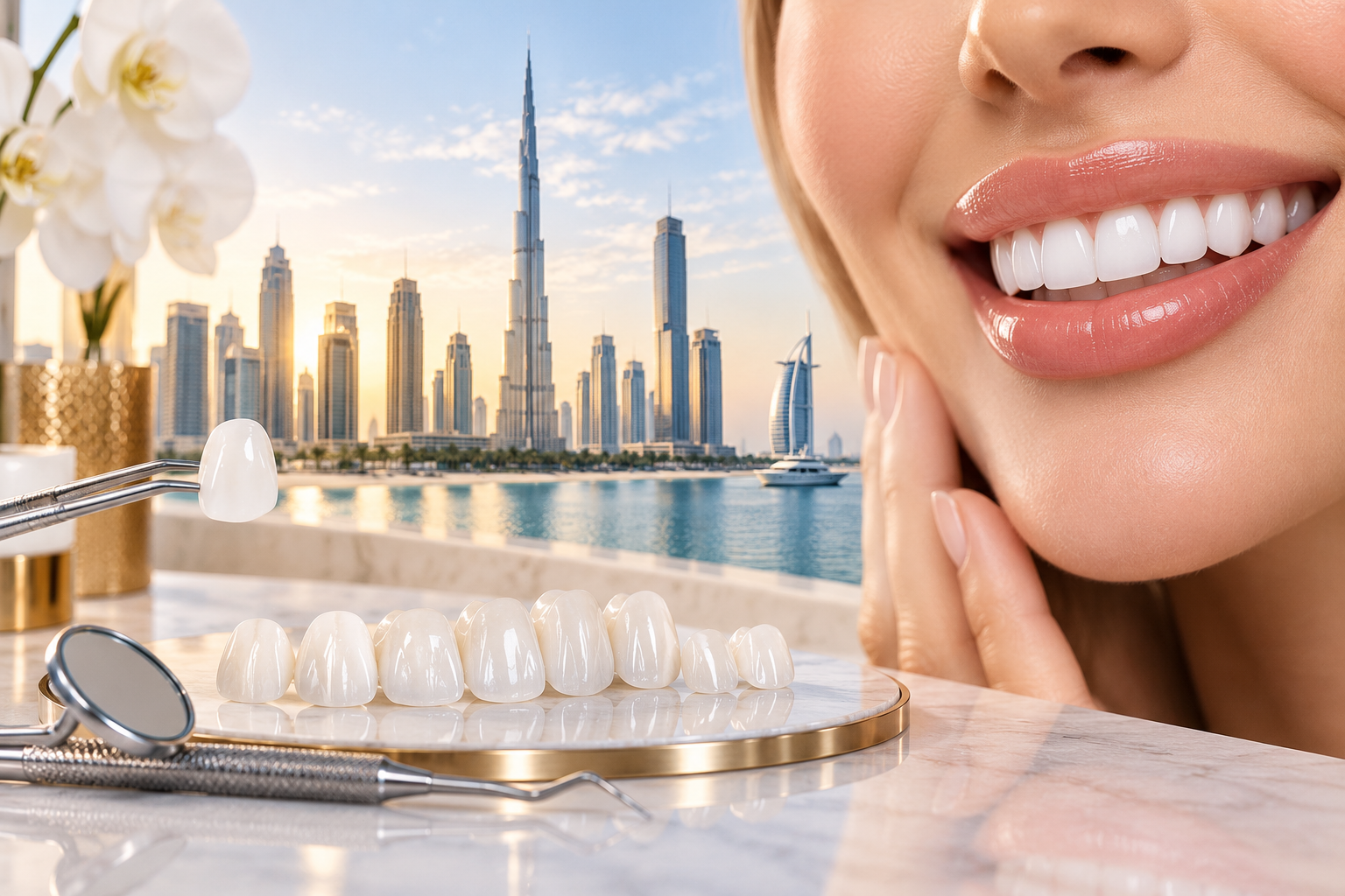 Hollywood Smile Cost in Dubai 2026: 8 Veneers, 10 Veneers & Price Per Tooth